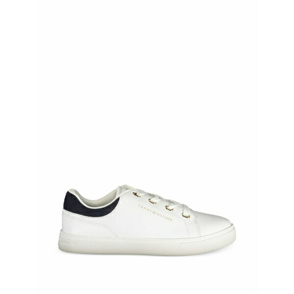 トミー ヒルフィガー レディース スニーカー シューズ Logo-print sneakers White