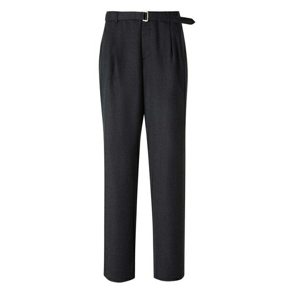 カナーリ メンズ 心地よいズボン下 ボトムス Buttoned dress trousers Grey