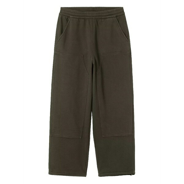 鉄道車両ハート形 メンズ 心地好いズボン下 ボトムス Patch-detail track pants Green