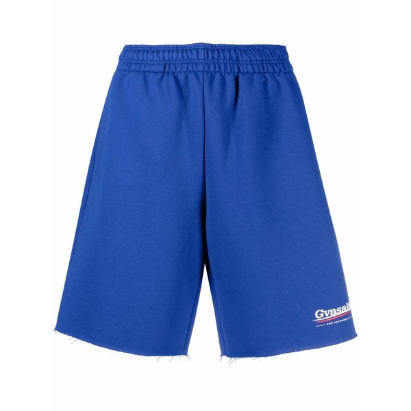 ヴェトモン レディース 心地よいズボン下 ボトムス Knee-length track shorts Blue