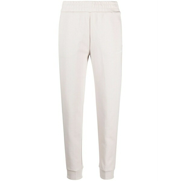 カルバンクライン レディース 心地よいズボン下 ボトムス Elasticated-waistband cotton-blend track pants Neutrals