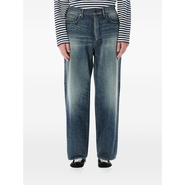 ナナミカ メンズ ジーンズズボン下 ボトムス Salvage straight-leg jeans Blue