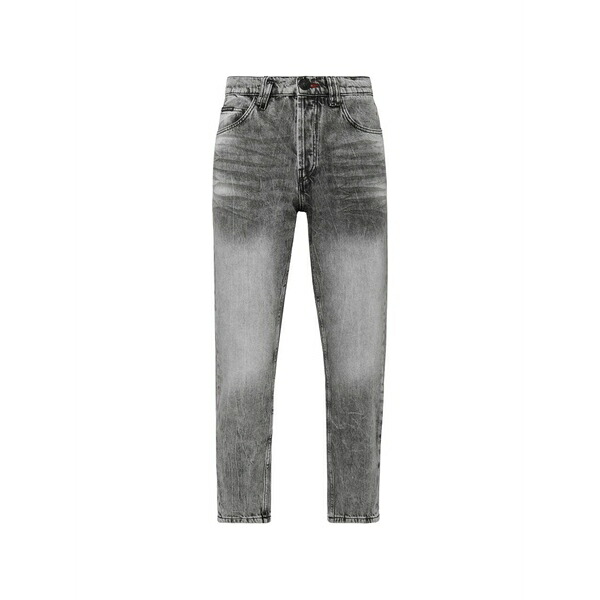 フィリップ飾り気の無い メンズ ジーンズズボン下 ボトムス Carrot-fit denim jeans Grey