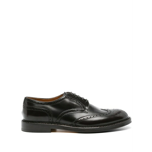 ドンカルズ メンズ 御召しものシューズ シューズ Leather oxford shoes Brown