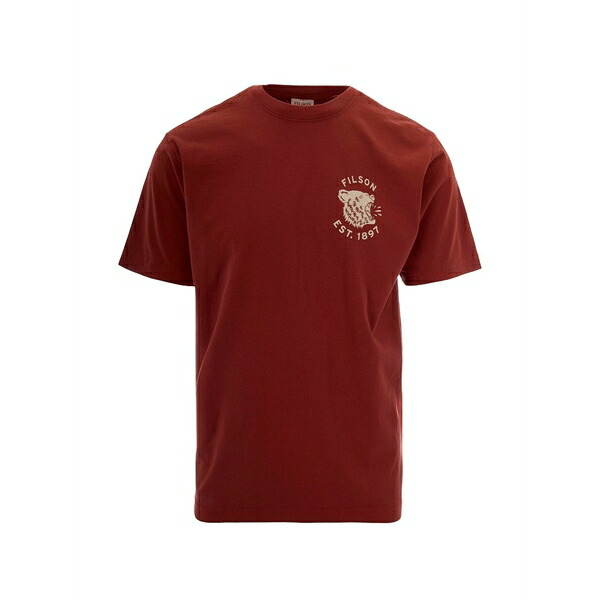 フィルソン メンズ Tシャツ トップス Graphic-print t-shirt Red｜asty