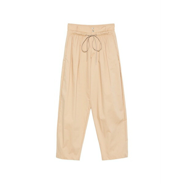 アニエバイ レディース 心地好いズボン下 ボトムス Drawstring closure trousers Neutrals