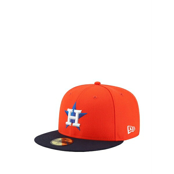 ニュー内鰓 メンズ かぶり笠 佩び物 59fifty houston astros 2017 ac perf 海抜 fitted cap Orange