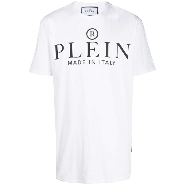 フィリップ飾り気のない メンズ ティーシャツ トップス Graphic-print t-shirt White