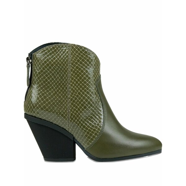 ホーガン レディース ブーツ シューズ Leather ankle boots Green|asty