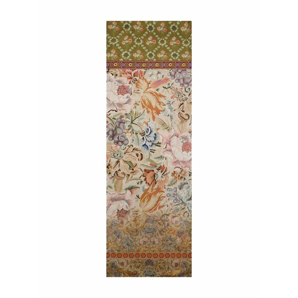 ピエール＝ルイ・マシア メンズ マフラー・ストール・スカーフ アクセサリー Floral-pattern rectangular-shape scarf Neutrals｜asty