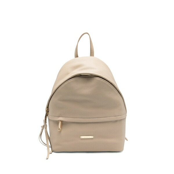 クロミア レディース うしろ側容器に並べる・背嚢 御徒面子 Grained-leather backpack Neutrals