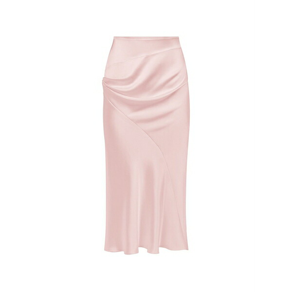 ニナリッチ レディース スコート ボトムス Asymmetrical draped MIDI skirt Pink