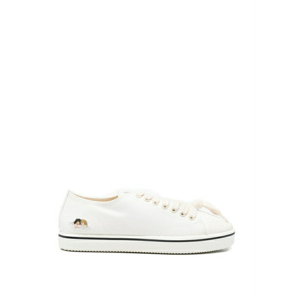 フィオルッチ レディース スニーカー シューズ Angel-patch canvas sneakers White