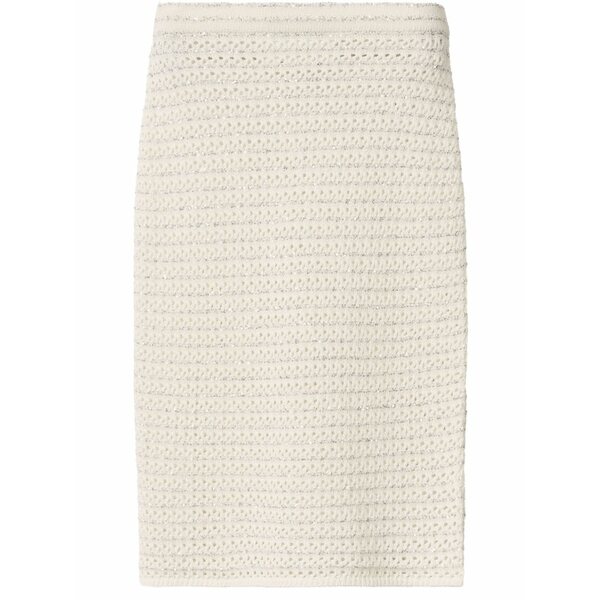 ファビアナ フィリッピ レディース スコート ボトムス Knitted MIDI skirt White