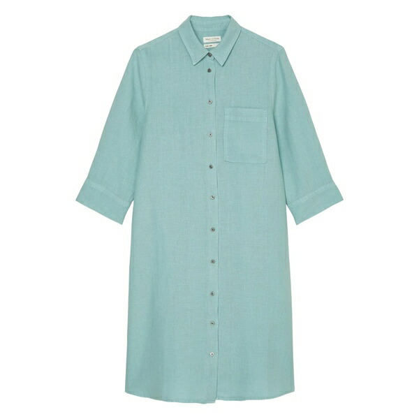 マルコポーロ レディース 衣裳 トップス Button-front mini dress Blue