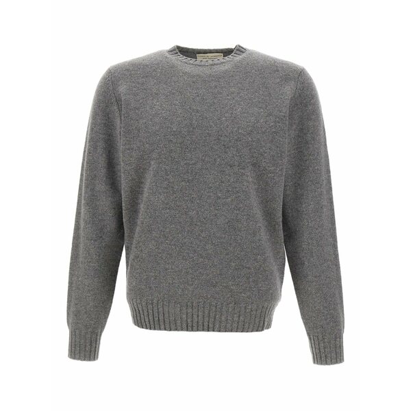 フィリッポ デ ラウレンティス メンズ 編み物\u0026プルオーバー アウター Crew-neck sweater Grey