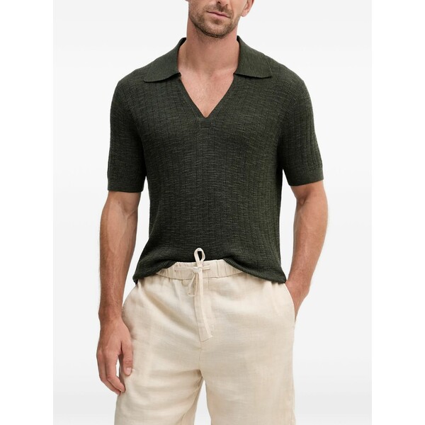 フレスコボールカリオカ メンズ プルオーバー トップス V-neck t-shirt Green
