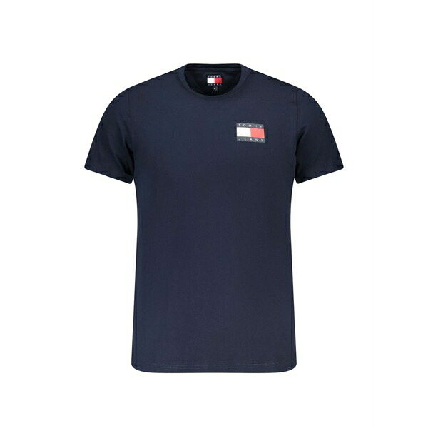 トミーヒルフィガー メンズ プルオーバー トップス Logo-patch t-shirt Blue