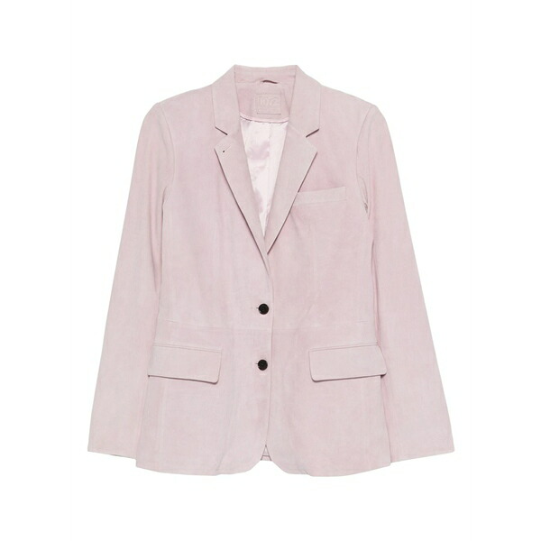 デサ1972 レディース 上衣＆上衣 アウター Suede blazer Pink