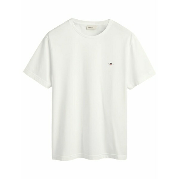 ガント メンズ ティーシャツ トップス Shield t-shirt  White