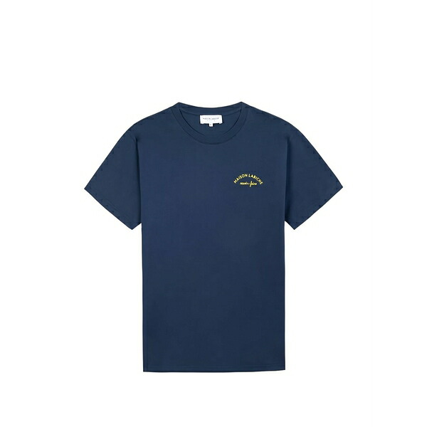 メゾンラビッシュ メンズ ティーシャツ トップス Embroidered t-shirt Blue