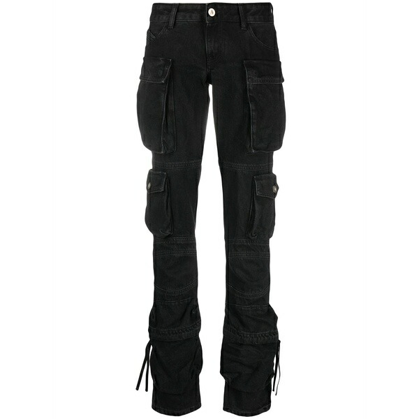 ジ アティコ レディース ジーンズズボン下 ボトムス Essie cargo jeans Black