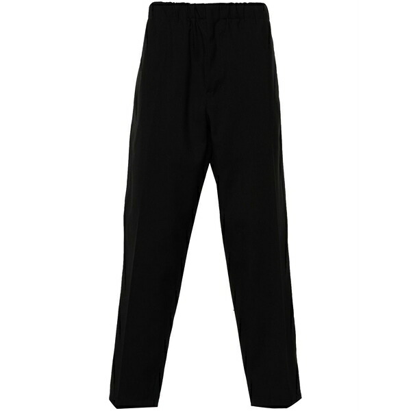 ジル・サンダー メンズ 心地よいズボン下 ボトムス Elasticated-waist trousers Black