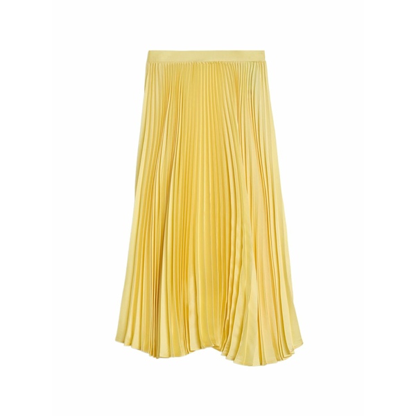 ジル・サンダー レディース スコート ボトムス  pleated MIDI skirt Yellow