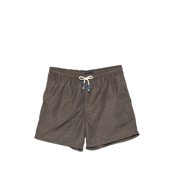アリー ドックス 963 メンズ カジュアルパンツ ボトムス Drawstring swim shorts Brown｜asty