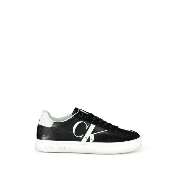 カルバンクライン レディース スニーカー シューズ Logo-print sneakers Black
