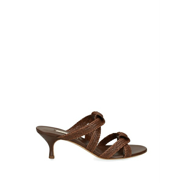 カサディ レディース サンダル シューズ Julia woven knotted sandals Brown