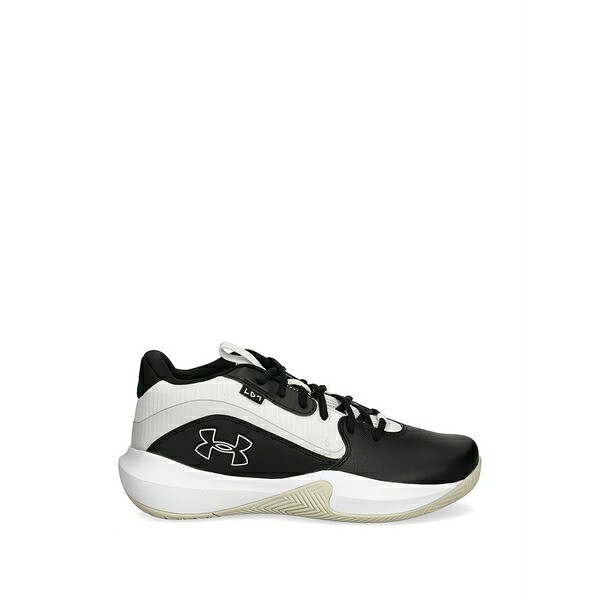 アンダーアーマー メンズ スニーカー シューズ Lockdown 7 logo-detail basketball sneakers Black