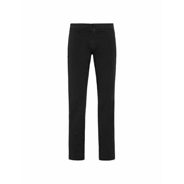 ビリオネア メンズ 心地好いズボン下 ボトムス Embroidered chinos Black