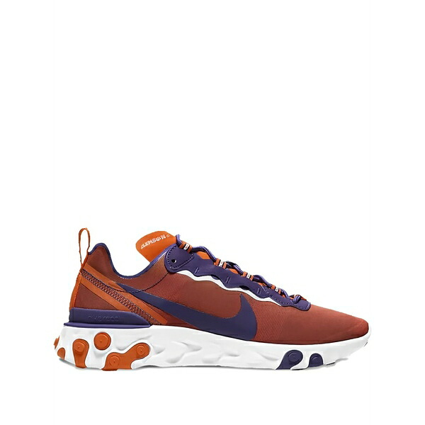 ナイキ メンズ スニーカー シューズ React element 55 lace-up sneakers Orange