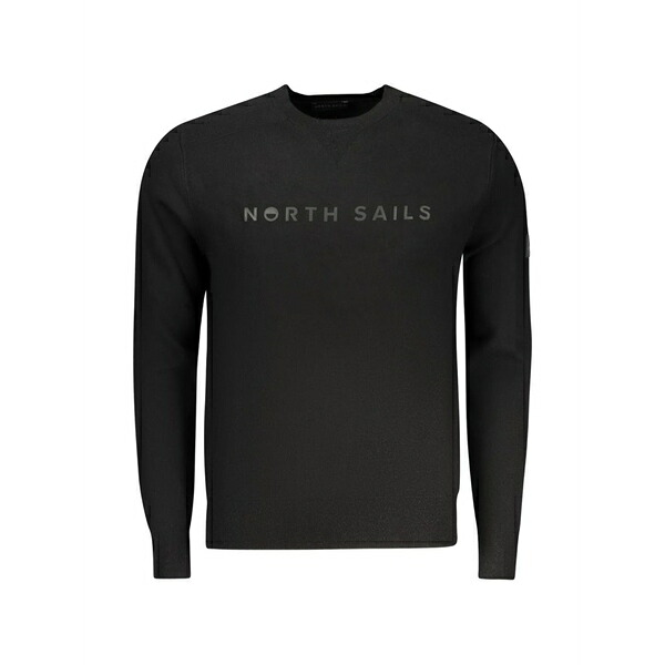 北の方大売り出し メンズ 編み物\u0026スウェーター アウター Logo-print crew-neck sweater Black