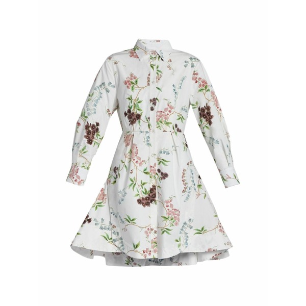 アーデム レディース 衣裳 トップス Floral-print mini dress White