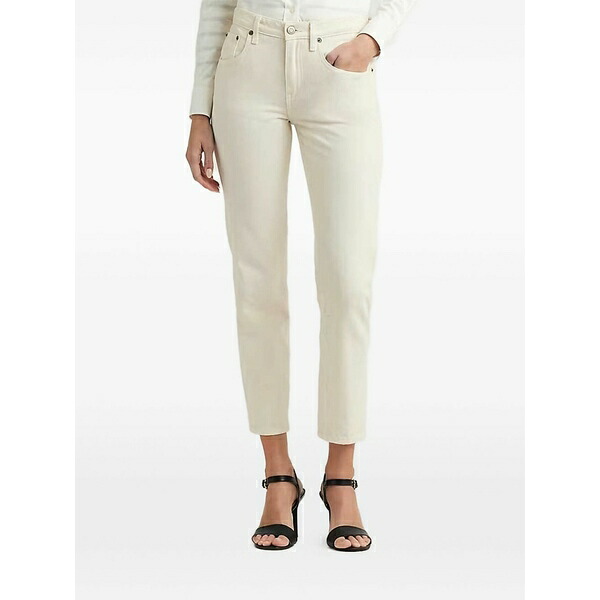 ラルフローレン レディース ジーンズズボン下 ボトムス High-rise jeans Neutrals