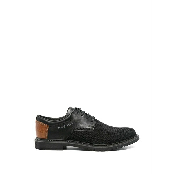 ブガッティ メンズ お召しものシューズ シューズ Panelled lace-up derby shoes Black