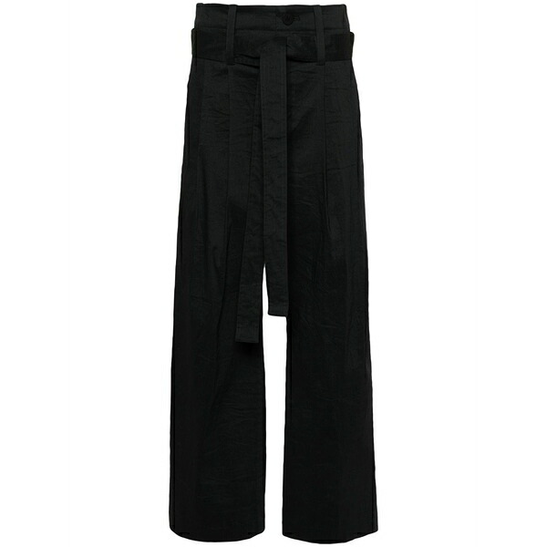 イッセイミヤケ レディース 心地よいズボン下 ボトムス Shaped membrane trousers Black