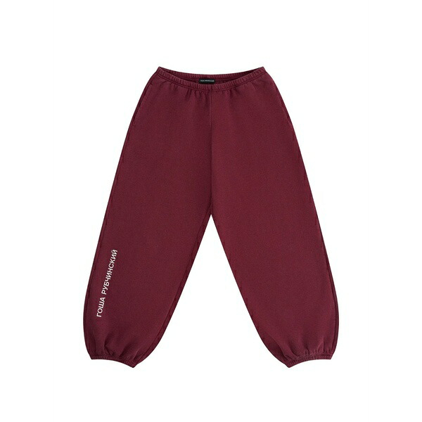 ゴーシャ ラブチンスキー メンズ カジュアルパンツ ボトムス Logo-print track pants Red|asty