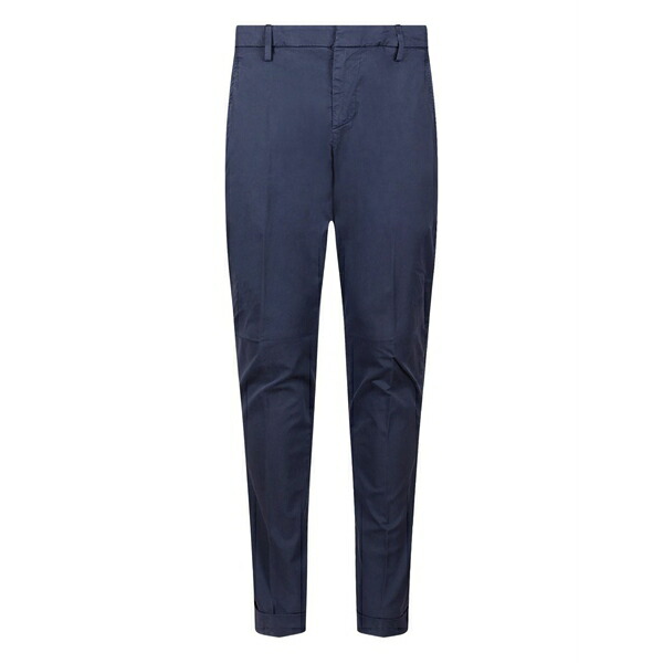ドンダップ メンズ 心地よいズボン下 ボトムス Cotton chino trousers Blue