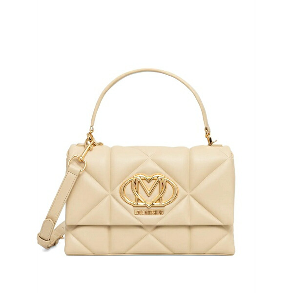 ラブ モスキーノ レディース トートバッグ バッグ Quilted tote bag Neutrals|asty