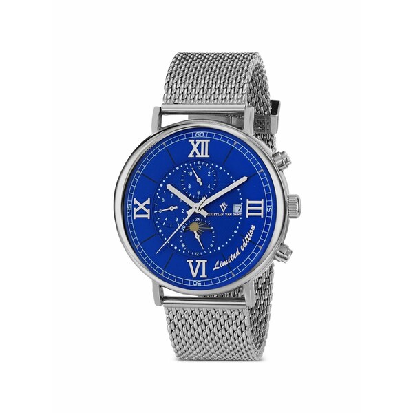 クリスチャンバンサント メンズ ウオッチ 付属品 Somptueuse ltd 46粍 watch Blue