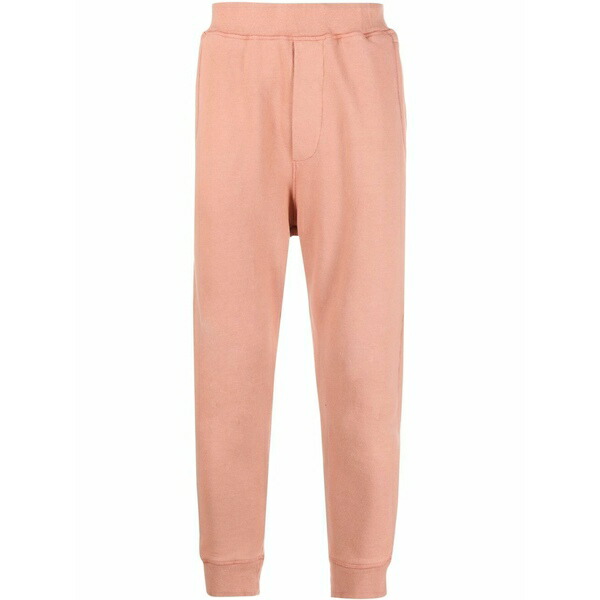 ディースクエアード メンズ 心地よいズボン下 ボトムス Slogan-print track pants Pink