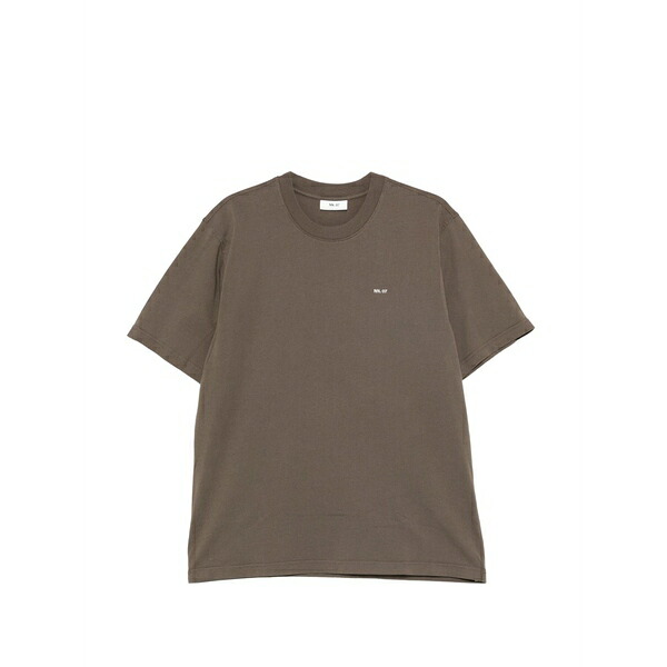 エヌエヌ77 メンズ ティーシャツ トップス Logo-print t-shirt Brown