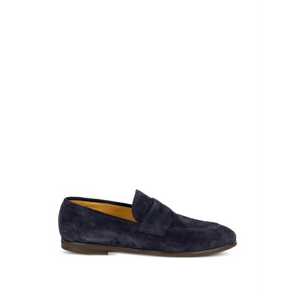 ニールバレット メンズ サンダル シューズ Suede penny loafers Blue
