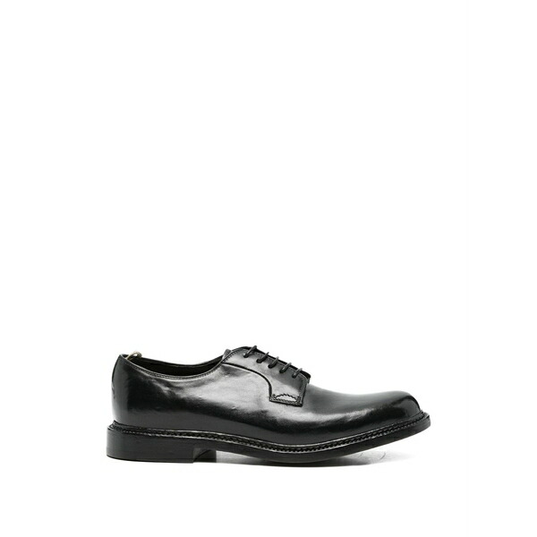オフィチーネ 創作的 メンズ 御召しものシューズ シューズ Lace-up derby shoes Black