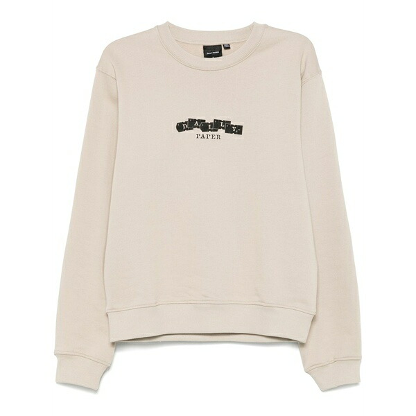 デイリー・調査報告 メンズ パーカー・スウェットシャツ アウター Tag sweatshirt Neutrals
