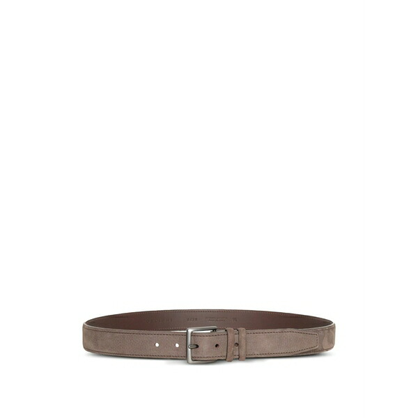 オルチアーニ メンズ 胴締め 佩び物 Nabucco leather belt Brown