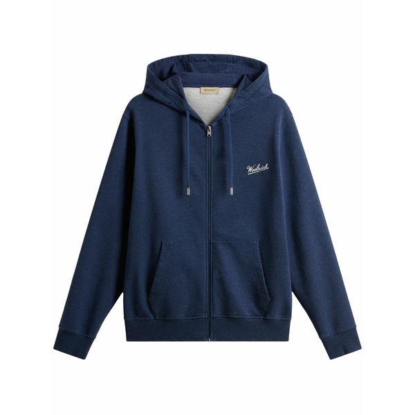 羊毛 資産家 メンズ パーカー・スウェットシャツ アウター Mouline hoodie Blue